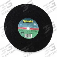 NORTON Abrasive Cut-Off Wheel: Type 1, 14" x 1/8" x 1", Aluminum Oxide, 24 Grit, Gemini Long Life (MPN 66253306611). Key specifications — Brand: NORTON; Series: Gemini Long Life.