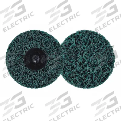 SCOTCH-BRITE Clean and Strip Disc: TR, 3 in Dia, Aluminum Oxide, Extra Coarse - Coating-Removal Discs for All Metals