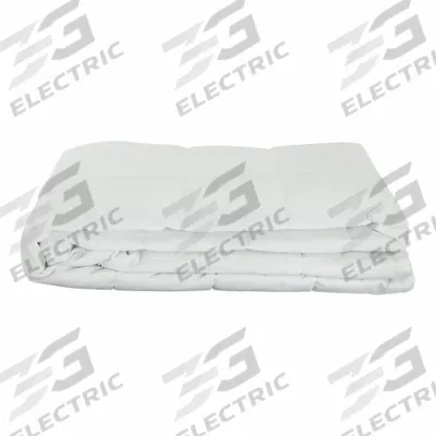 MARTEX Blanket: Twin, 94 in Overall Lg, 68 in Overall Wd, T130, Polyester, White - Duvet Inserts