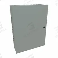 HAMMOND Junction Box: Steel, 24 in x 18 in x 6 in, NEMA 1, Solid Cover, Hinged, Included, Painted (MPN CHKO24186). Key specifications — Brand: HAMMOND; Closure Method: 1/4-Turn Latch; Knockouts: Included.