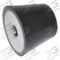 JW WINCO Vibration-Isolating Mount: Flat Conical, Buna-N, Male x Non-Threaded Style, M6 Thread Size (MPN 254-25-M6-55). Key specifications — Isolator Body Material: Buna-N.