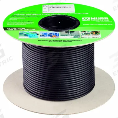 MURRELEKTRONIK Control Cable: 24 AWG, 4 Conductors, 328 ft, PVC Jacket - Continuous Flexing Control Cables