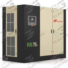 INGERSOLL RAND Rotary Screw Air Compressor: 75 kW, 499 cfm, 0.5 gal Tank, 460V AC, Three Phase (MPN 47844171001). Key specifications — attr48606: Three; attr48593: 460V AC; attr48578: INGERSOLL RAND; attr110305: Not Included.