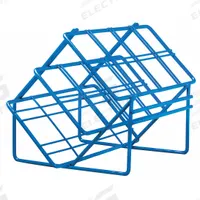 Tube Rack: 4 3/4 in Overall Wd, 4 3/4 in Overall Ht, 6 in Overall Lg, Steel, Blue, (8) Places (MPN F18794-0028). Key specifications — Material: Steel; Mounting Location: Benchtop; Color: Blue; Product Type: Test Tube Rack; Total Holding Capacity: (8) Places; Brand: SP SCIENCEWARE.