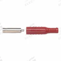POMONA Banana Jack: 1 1/2 in Lg, 15 A Max Current Measurement, 5,000 V Max Volt Measurement (MPN 5167-2). Key specifications — Manufacturer Part Number: 5167-2; Body Material: Brass; Brand: POMONA; Color: Red.