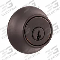 KWIKSET Single Cylinder Deadbolt: Cylindrical, 1 3/4 in Door Thick - Max, Black (MPN 660-11P-RCAL-RCS/5303). Key specifications — ADA Compliant: No; Brand: KWIKSET; Cylinder Core Type: Conventional Core Cylinder; Finish: Satin Bronze-Plated, Blackened, Satin Relieved, Clear Coated; Keyway Type: Kwikset KW1; Includes Core: Core Included.