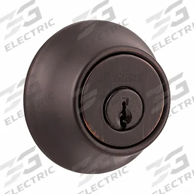 KWIKSET Single Cylinder Deadbolt: Cylindrical, 1 3/4 in Door Thick - Max - Standard Cylindrical Deadbolts