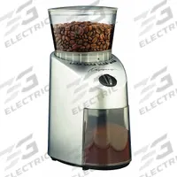CAPRESSO Coffee Grinder: 0.6 lb Capacity, Single Hopper, Silver, Plastic/Stainless Steel (MPN 560.04). Key specifications — Hopper Type: Single Hopper; Voltage: 120V AC; Brand: CAPRESSO.