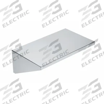 CROWN VERITY Removable End Shelf: Stainless Steel, 14 in Overall Wd - Removable Shelves