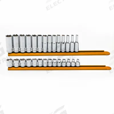 GEARWRENCH Socket Set: 3/8 in Drive, 6-Point, SAE - SAE Socket Sets with Drive Tools