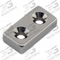 APPROVED VENDOR Rare Earth Magnet: Neodymium, 0.168" Tap Size, 0.25 in Thick, 1/2 in Overall Wd, 45 (MPN NB002556NCTSX2). Key specifications — Color: Silver; Max Pull Force: 21.83 lbf; Tap Size: 0.168".
