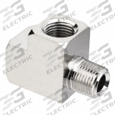 APPROVED VENDOR Metal Pipe Tee: Tee, 1/2 in x 1/2 in x 1/2 in, Class 1000 - Nickel-Plated Threaded High-Pressure Pipe Fittings