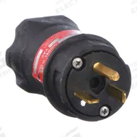 APPLETON ELECTRIC Straight Blade Plug: 5-20P, 125V AC, 20 A, 3 Pole, 3 Blade (MPN NCP-2023). Key specifications — Voltage Rating: 125V AC; Brand: APPLETON ELECTRIC.