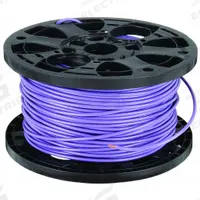 Building Wire: Copper, 8 AWG, 1 Conductors, Stranded, Purple, 500 ft Lg, THHN (MPN 25658612). Key specifications — Voltage: 600 V; Brand: SOUTHWIRE.