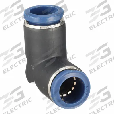 AIGNEP USA Push-Fit Adapter Fitting: 1/2 in OD x 1/2 in OD Size - Nylon & Nickel-Plated Brass Tube Fittings