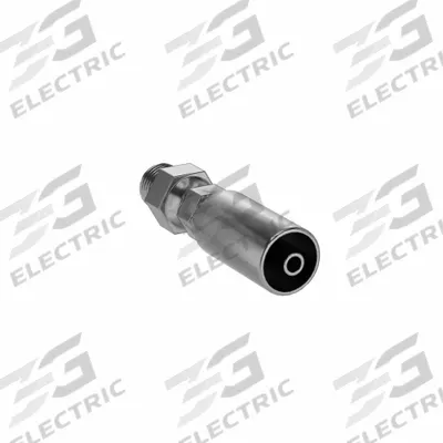 KURT Hydraulic Crimp Fitting: Carbon Steel, Straight, -4 For Hose Dash Size - Kurt Crimp Hydraulic Hose Fittings with NPT Connection