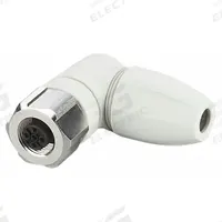 IFM M12 Circular Connector: A Coded, 4 Socket, M12 Female Thread, IP65/IP67/IP68/IP69K, 90° Angle (MPN EVF566). Key specifications — Connector Body Type: Socket; Coding: A; Brand: IFM; Voltage Rating: 300V DC; Thread Size: M12; Mounting Type: Front Mounting; Mounting Style: Female Thread; IP Rating: IP68.