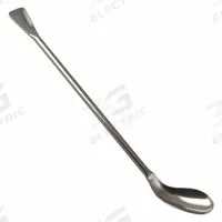 Sampling Spoon with Spatula: Double Ended Spatula & Spoon, Non-Sterile, Stainless Steel, Uncoated (MPN H36807-0025). Key specifications — Product Type: Double Ended Spatula & Spoon; Brand: APPROVED VENDOR; Coating: Uncoated; Color: Silver; Material Grade: 304.