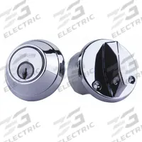 SCHLAGE Deadbolt Lock: Cylindrical, 2 in Door Thick - Max, Chrome (MPN B660P 625). Key specifications — ADA Compliant: Yes; Brand: SCHLAGE; Cylinder Core Type: Conventional Core Cylinder; Finish: Bright Chromium-Plated; Keyway Type: Everest 29 S; Visual Indicator Message: No Message; Includes Core: Core Included; Ligature Resistance: Not Ligature-Resistant.