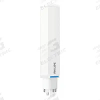 PHILIPS Compact LED Bulb: Type A, 4-Pin (GX24q), Tube, LED, 3500K, 1,400 lm Light Output, 12 W Watt (MPN 12PL-C/T/COR/32H-835/IF14/P/4P/DIM 10/1). Key specifications — Brand: PHILIPS; Bulb Designation: 12PLC/T LED/32H/835/IF/4P/DIM 1PK 10/1; Dimmable: Yes; Color Temperature: 3500K.