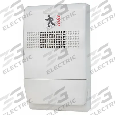 EDWARDS SIGNALING Chime: 24V DC, Chime Sound, White, Chime, 13/16 in Overall Dp - Fire Alarm Chimes