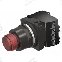 SIEMENS Illuminated Push Button: Illuminated, Extended Profile, Non-Metallic, 30 mm, 1NO/1NC (MPN 52BT6G2AB). Key specifications — Brand: SIEMENS; Action: Momentary; Series: Class 52; Push Button Material Type: Non-Metallic.