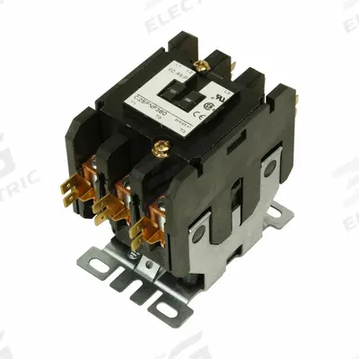 EATON Definite Purpose Magnetic Contactor: 3 Poles, 24V AC, 75 A - Non-Reversing Definite Purpose Contactors