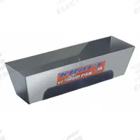 KRAFT TOOL Drywall Mud Pan: Stainless Steel, 3 in Overall Wd, 12 1/4 in Overall Lg (MPN DW722). Key specifications — attr1004956: KRAFT TOOL.