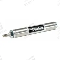 PARKER Round Air Cylinder: 9/16 in Bore, 1/2 in Stroke, Stainless Steel, Nose Mounting, #10-32 NPT (MPN 0.56NSR00.50). Key specifications — attr1133716: Rotating Rod.