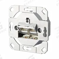 METZ CONNECT Wall Outlet: UP0, GD-Zn (Zinc Die-Cast), LSA Terminal Block x RJ45, 45° Mounting Angle (MPN 130C381200-I). Key specifications — Housing Material: GD-Zn (Zinc Die-Cast); Includes Connector: Equipped; Mounting Type: UP0; Product Type: Wall Outlet; Connector Color: Metallike; Connection Type: LSA Terminal Block x RJ45.