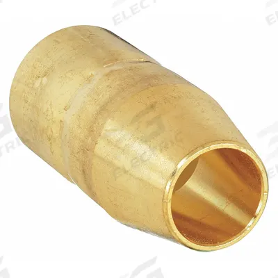MILLER ELECTRIC Nozzle: M-Series, 1/2 in, Conical, Flush, Brass - M-Series Nozzles