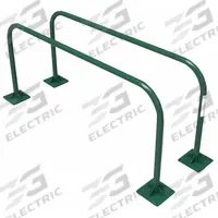 TRIACTIVE USA Parallel Bars: 42 in Overall Ht, 101 in Overall Lg, 34 in Overall Wd, Green (MPN PBAR)