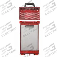 BRADY Lock Box: 2 Components Included, Permit Station, Permit Station (MPN 152730). Key specifications — Visibility Inside: Clear; Station Type: Permit Station; Mounting Location: Wall; Portable: Yes; Material: Steel; Cover Type: Closed; Filled: No; Includes: (1) Slimview Lock Box (150505).