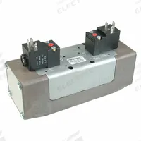 AVENTICS Solenoid Air Control Valve: Series CERAM, Double Solenoid, Five-Way / Two-Position, Detent (MPN R432006341). Key specifications — attr1076671: Internal Pilot; attr1076694: Detent; attr1076684: Non-Locking; attr1076708: 24V DC.