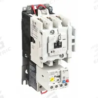 EATON NEMA Magnetic Motor Starter: Non-Reversing, 3 Poles, NEMA Size 1, 27 A, 120V AC Coil (MPN AN19DN0A5E1P6). Key specifications — Brand: EATON; Auxiliary Contact Form: 1NO; Coil Voltage: 110/120V AC; Phase: Three; Operator: None; Operator Controls: None; Auxiliary Contacts Included: 1NO; Signaling Features: Pilot Light.