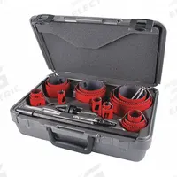 MORSE Hole Saw Kit: 25 Pieces, 1 15/16 in Max. Cutting Dp, Bi-Metal, 5/6 Teeth per Inch (MPN MHS23M). Key specifications — attr1098178: 5/6; attr1098172: MORSE.