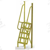 TRI-ARC Configurable Platform Ladder: 7.7 ft Overall Ht, 30 in Overall Wd, 20 in Overall Dp, Steel (MPN UCL7505242). Key specifications — Material: Steel; Color: Yellow; Brand: TRI-ARC.