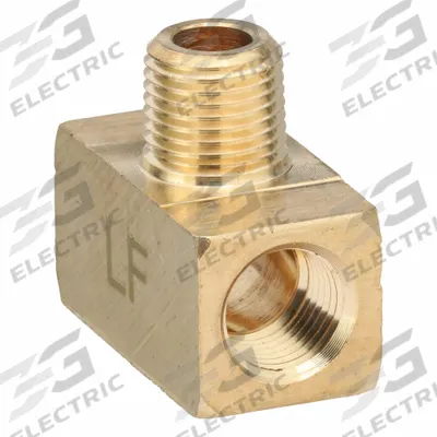 APPROVED VENDOR Metal Pipe Tee: Tee, 1/8 in x 1/8 in x 1/8 in, 1,000 psi, 1 1/8 in Lg - Threaded High-Pressure Pipe Fittings for Potable Water