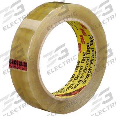 SCOTCH Single-Sided Office Tape: 2 in Roll Wd, 72 yd Overall Roll Lg, 1.5 mil Thick - Heat Shrink Film Tape