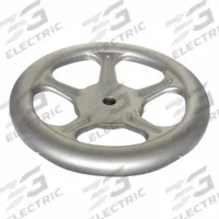 JW WINCO Spoked Hand Wheel: Spoked, 316 Stainless Steel, 5/8 in Bore, 200 mm Dia, Silver Uncoated (MPN 228-A4-200-B5/8-A-GS). Key specifications — Brand: JW WINCO.