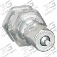 PARKER Hydraulic Quick Connect Hose Coupling: 1/4 in Coupling Size, Steel, 11 lpm Max. Flow Rate (MPN H2-63-T6). Key specifications — Thread Size: 9/16"-18; Brand: PARKER; Seal Material: Nitrile.