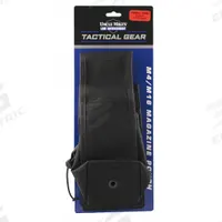 UNCLE MIKE'S Magazine Pouch: Black, Nylon, 2 in x 5 in, Hook-and-Loop Closure (MPN 7702460). Key specifications — attr188437: Black; attr188438: Nylon; attr188431: Magazine Pouch.