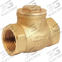 APPROVED VENDOR Swing Check Valve: Swing, Inline Valve Body, 1/2 in Pipe Size, FNPT x FNPT, Brass (MPN 10F322). Key specifications — Brand: APPROVED VENDOR.