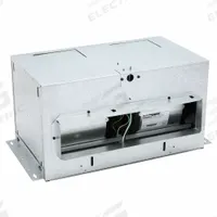 In-Line Ceiling Exhaust Fan: 526 cfm @ 0.100 in SP, Rectangular Duct, 4 1/2 in x 18 1/2 in, 232 W (MPN L500L). Key specifications — Brand: BROAN; Discharge Direction: Horizontal; Number of Speeds: Variable; Nominal Voltage: 115V AC - Single Phase.