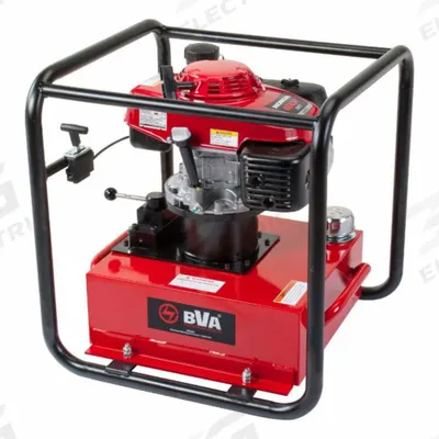 BVA HYDRAULICS Gas Powered Hydraulic Power Unit: 3 gpm, 10,000 psi Max. Pressure - Frame Mount Gas Powered Hydraulic Power Units