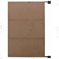 APPROVED VENDOR Pegboard Swing Panel: Round, 9/32 in Peg Hole Size, 72 in x 48 in x 1/4 in, Hardwood (MPN 6YB77). Key specifications — Material: Hardwood; Finish: Epoxy Coated; Peg Hole Shape: Round; Color: Tan; Brand: APPROVED VENDOR.