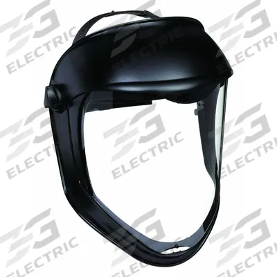 UVEX BY PIP Face Shield: Clear, Uncoated, Dielectric/Reusable, 14 1/4 in Visor Wd - General Purpose Full-Frame Face Shields