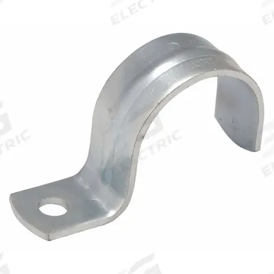 RACO Conduit & Pipe Strap Clamp, One-Hole: 2 in Trade Size, Steel - Surface Mount Clamps for Conduit & Pipe