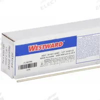 WESTWARD Brazing Alloy: Nickel Silver, 0%, RBCuZn-D, 1/8 in x 36 in, Bare (MPN 30XP64). Key specifications — Tensile Strength: 70 ksi; Yield Strength: Not Rated; Manufacturer Part Number: 30XP64; Brand: WESTWARD; pack-container: 1/pk.