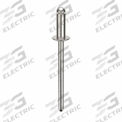 APPROVED VENDOR Blind Rivet,1 7/16 in L,1/8 in dia,PK500: Inch, 1 7/16 in Overall Lg, 11/32 in Body Lg - Domed-Head Blind Rivets